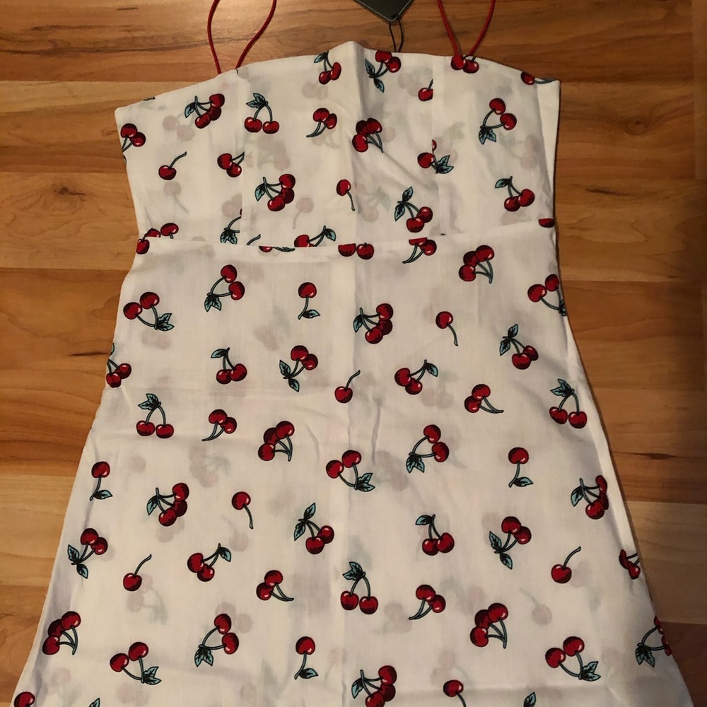 Cherry print zaful dress
